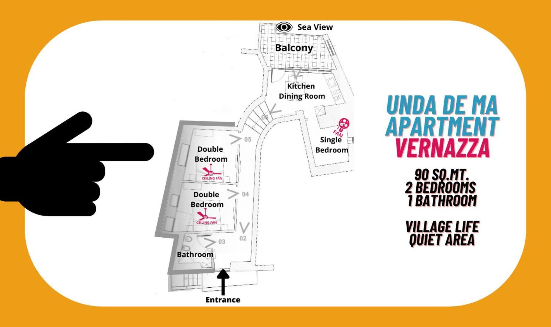 Unda De Ma Sea View Terrace Apartment Vernazza Ngoại thất bức ảnh